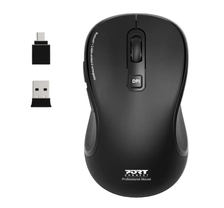 Port Designs Essentiel USB-C Wireless Bluetooth Rechargeable Mouse