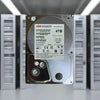 HIKVISION hard disk drive with blurred storage room background