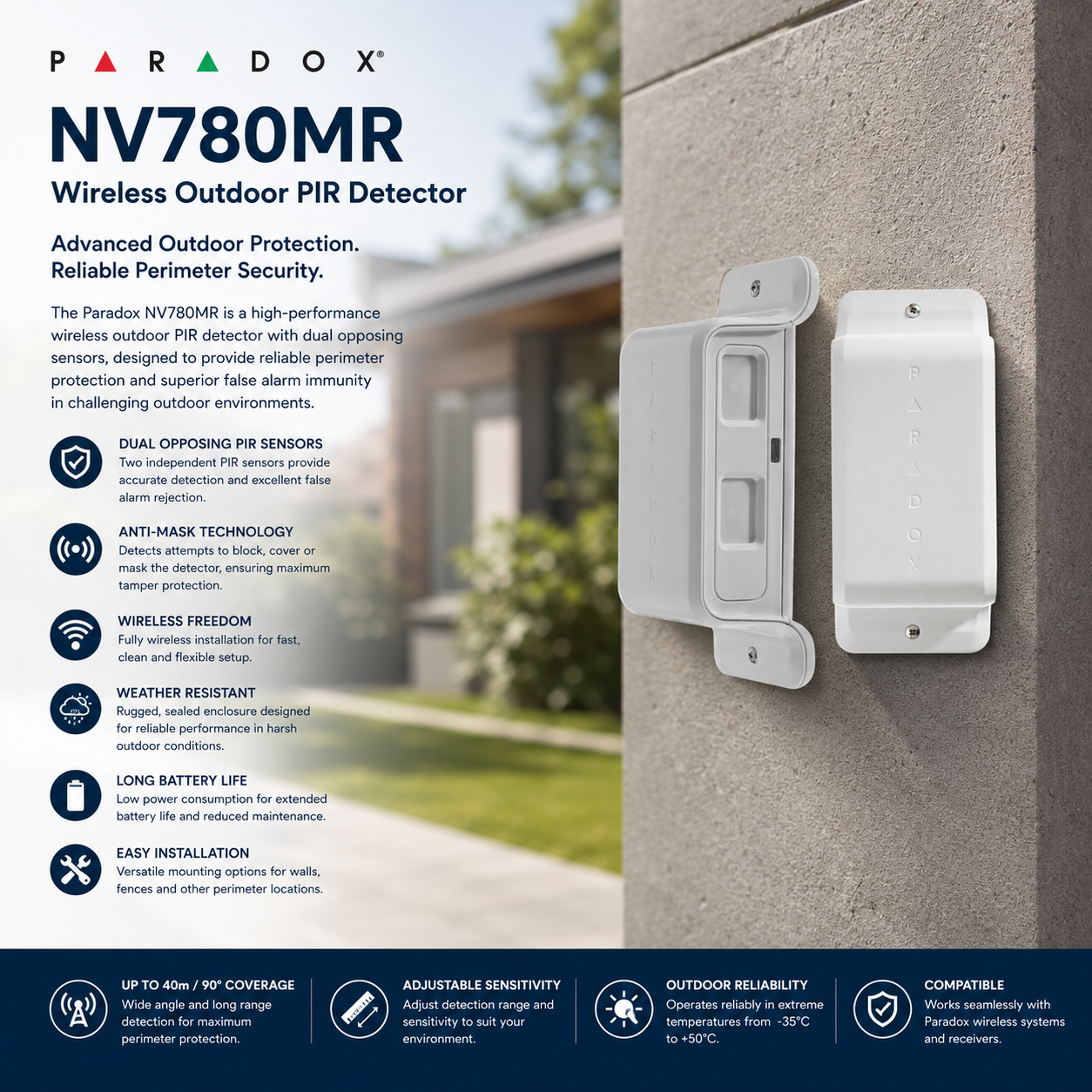 paradox-nv780mr-wireless-outdoor-pir-detector