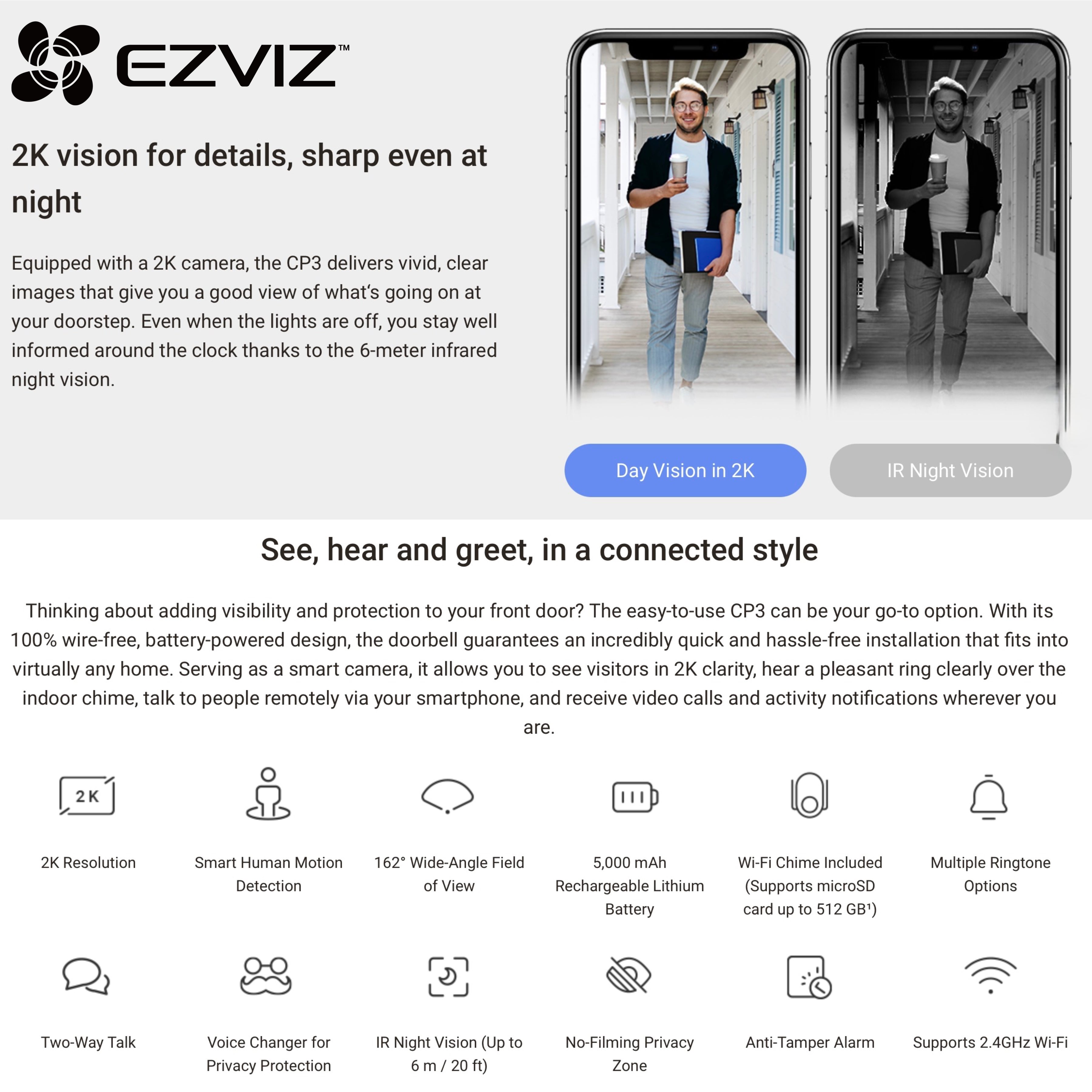 ezviz-cp3-battery-powered-2k-video-doorbell-kit
