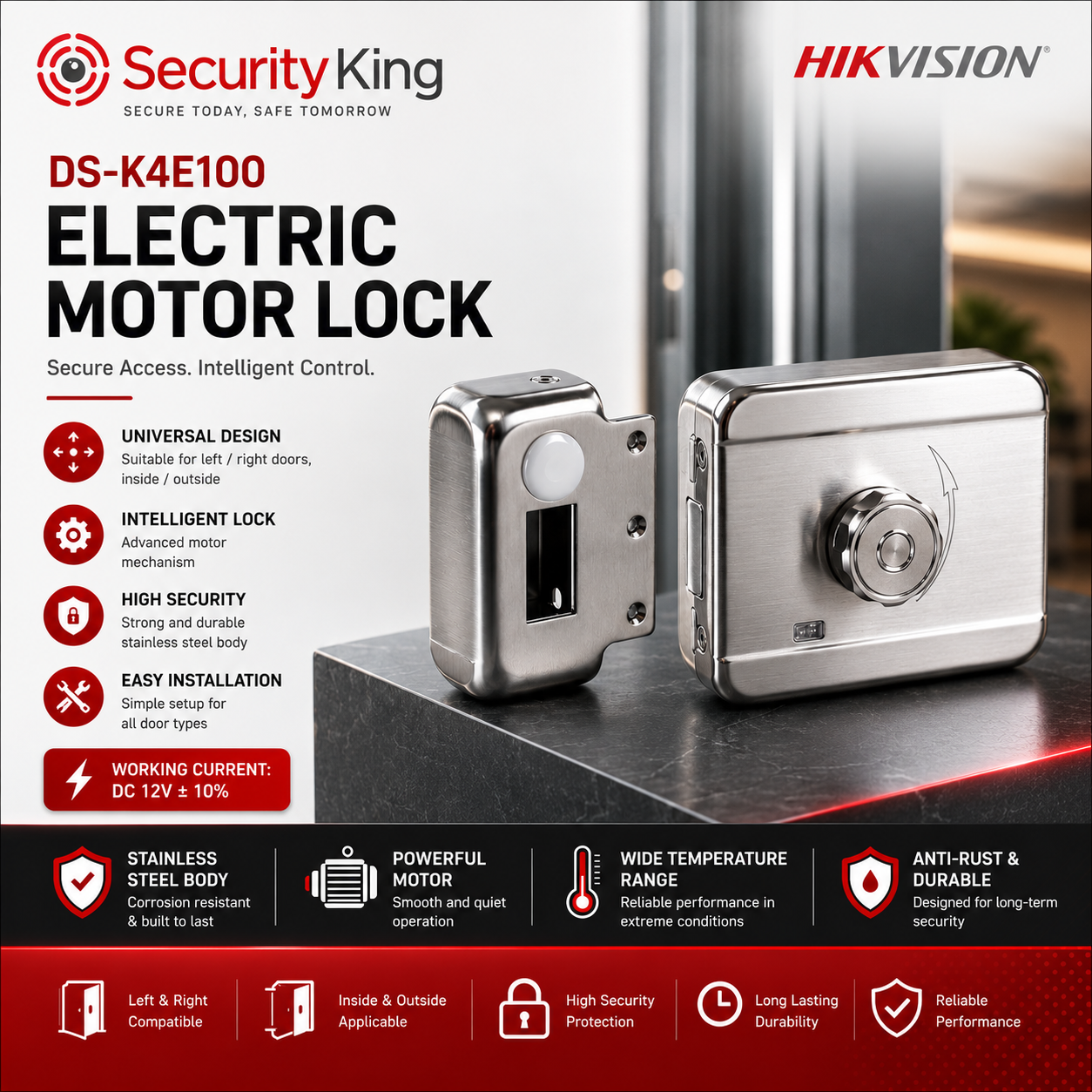 hikvision-pro-series-electric-lock