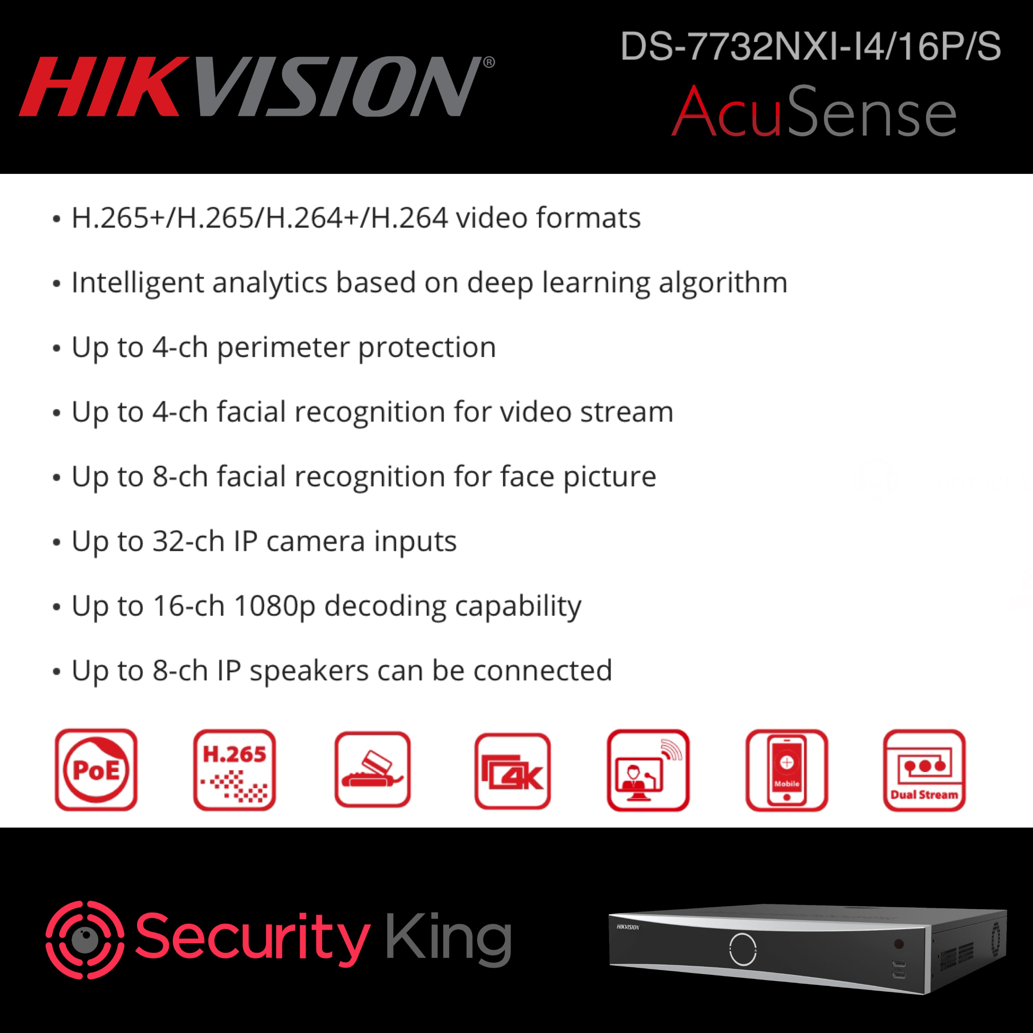 hikvision-32ch-poe-acusense-4k-nvr-pro-series