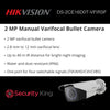 Hikvision 1080p Vari-focal IR Bullet