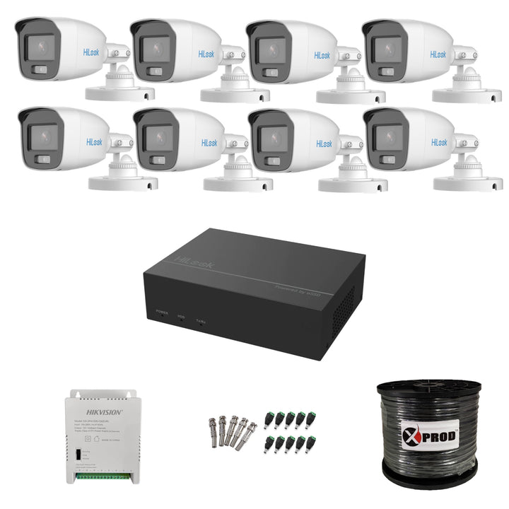 HiLook 8 Channel eSSD ColorVu Kit