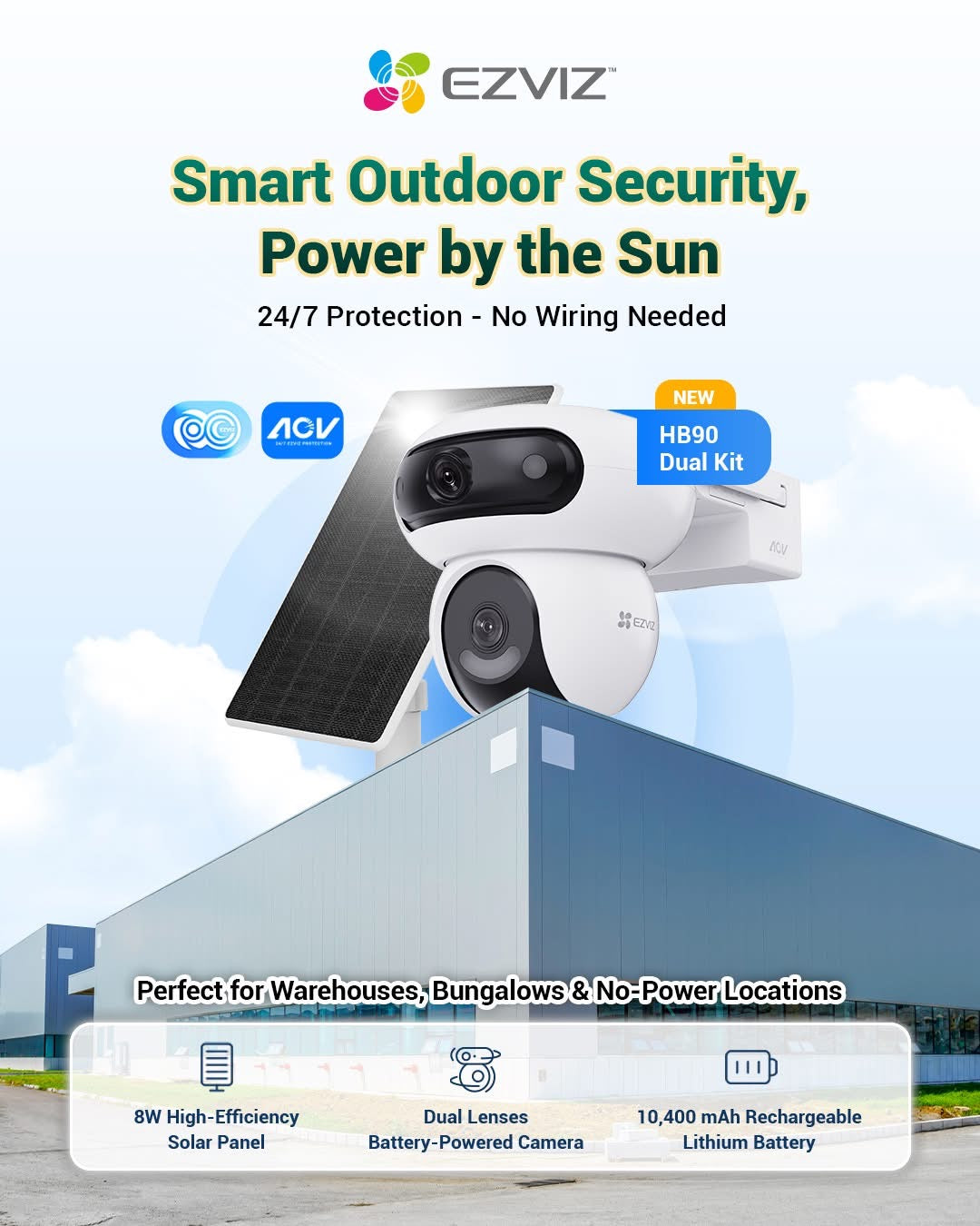 EZVIZ HB90 Wireless Dual 2K+2K Wifi Kit – SecurityKing