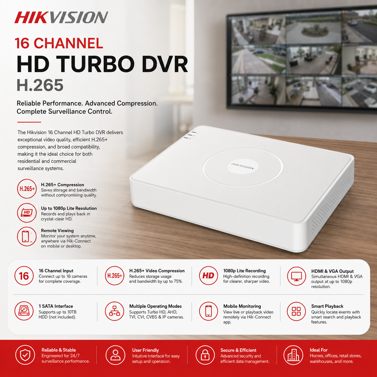 hikvision-16-channel-smart-hybrid-1080p-cctv-audio-kit