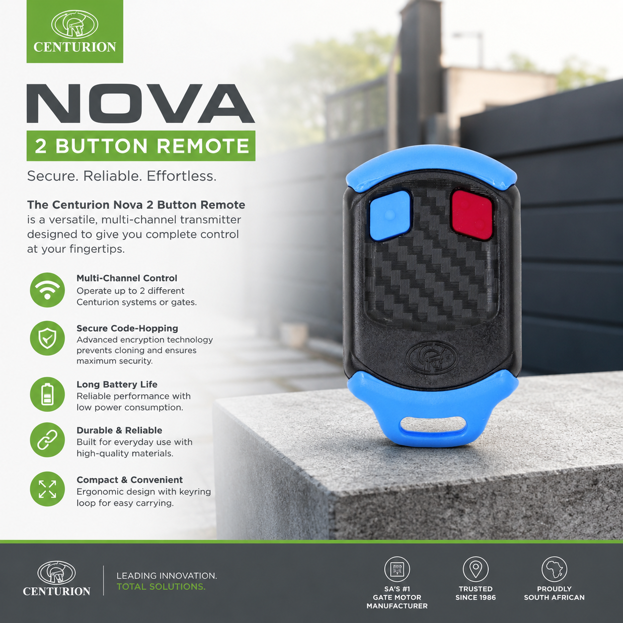 centurion-nova-2-button-remote
