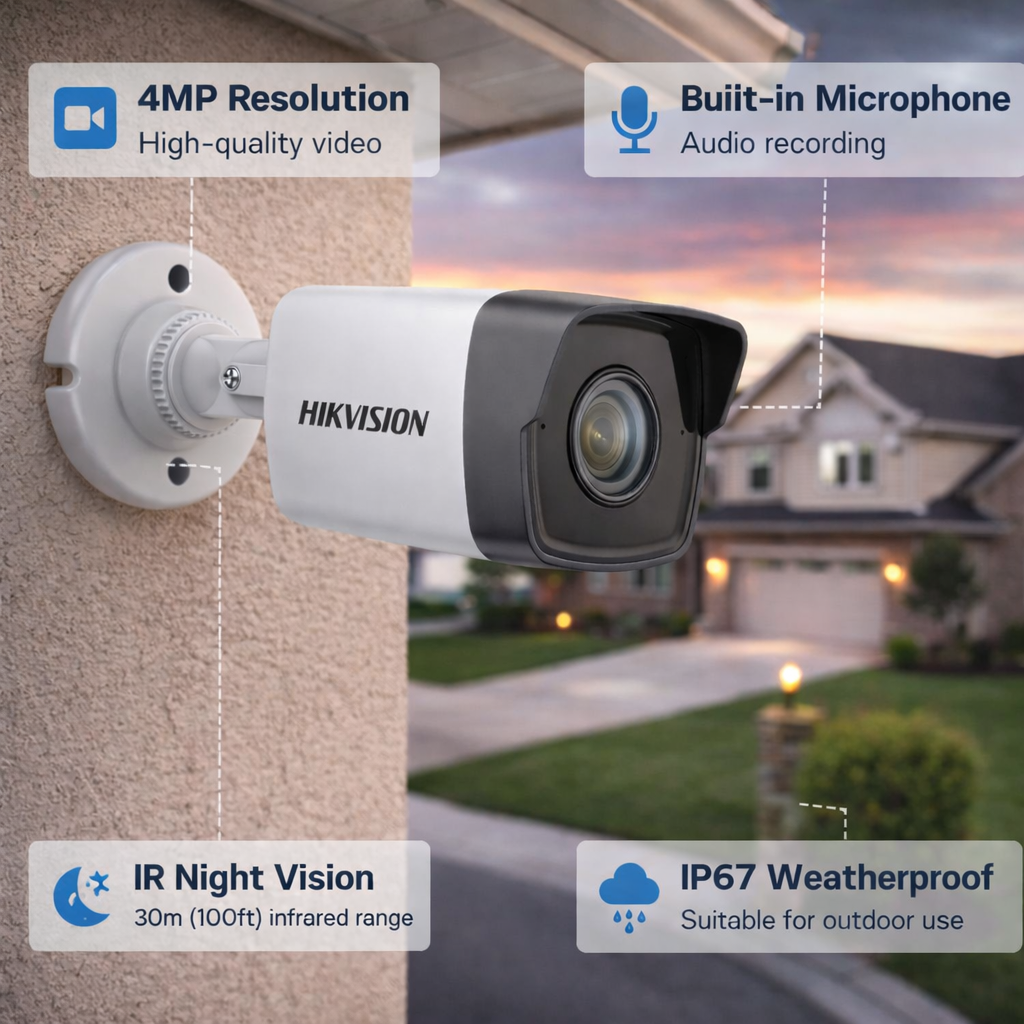 hikvision-4mp-fixed-ir-audio-bullet-network-camera-clearance-deal