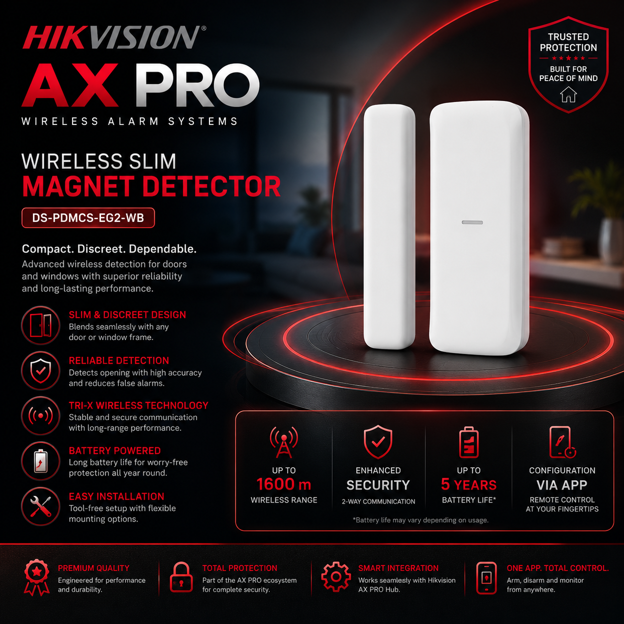 hikvision-ax-pro-wireless-slim-magnet-detector