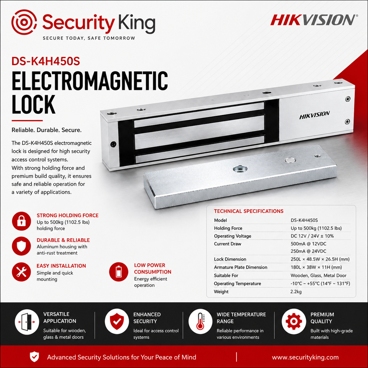 hikvision-pro-series-magnetic-lock-500kg