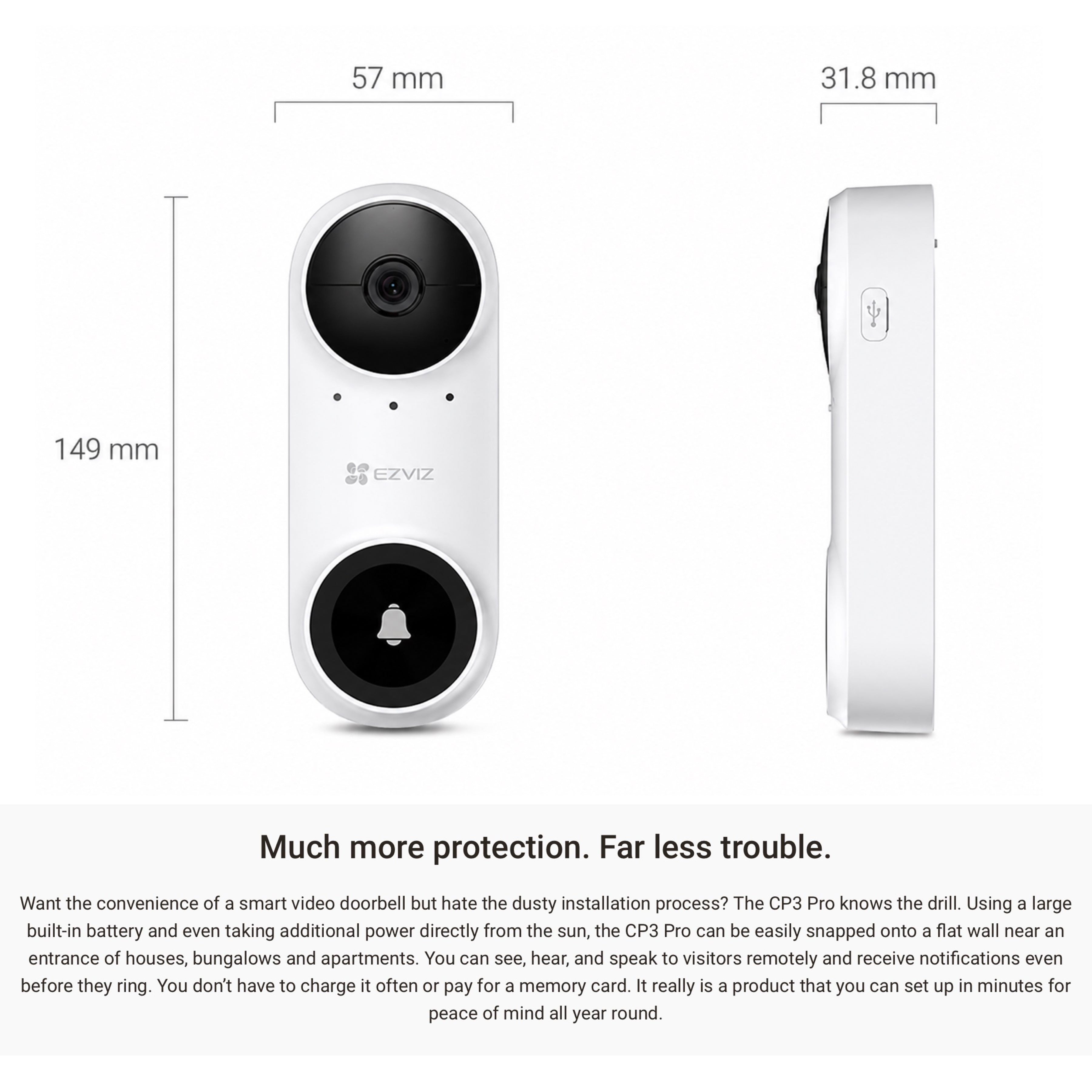 ezviz-cp3-battery-powered-2k-video-doorbell-kit