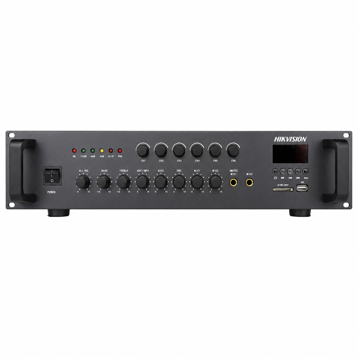 hikvision-240w-6-zone-analog-amplifier