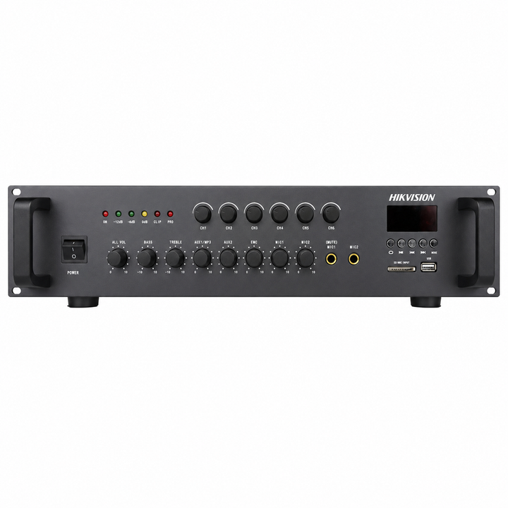 Hikvision 240W 6-Zone Analog Amplifier