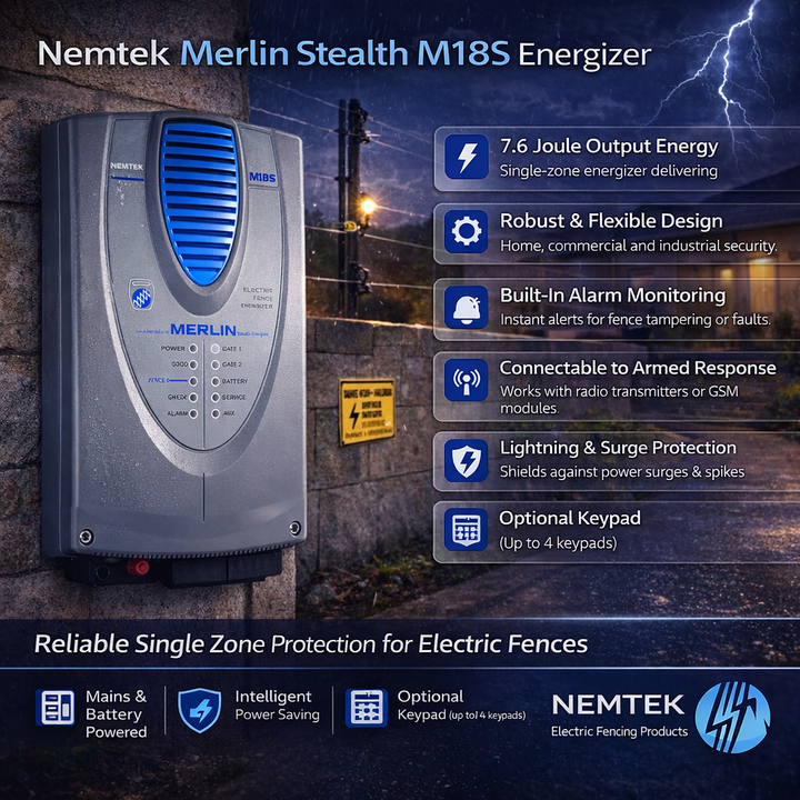 Nemtek | Electric Fencing & Perimeter Security – SecurityKing