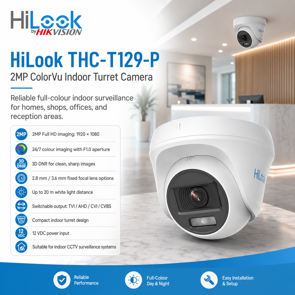 hilook-2mp-colorvu-indoor-turret-camera