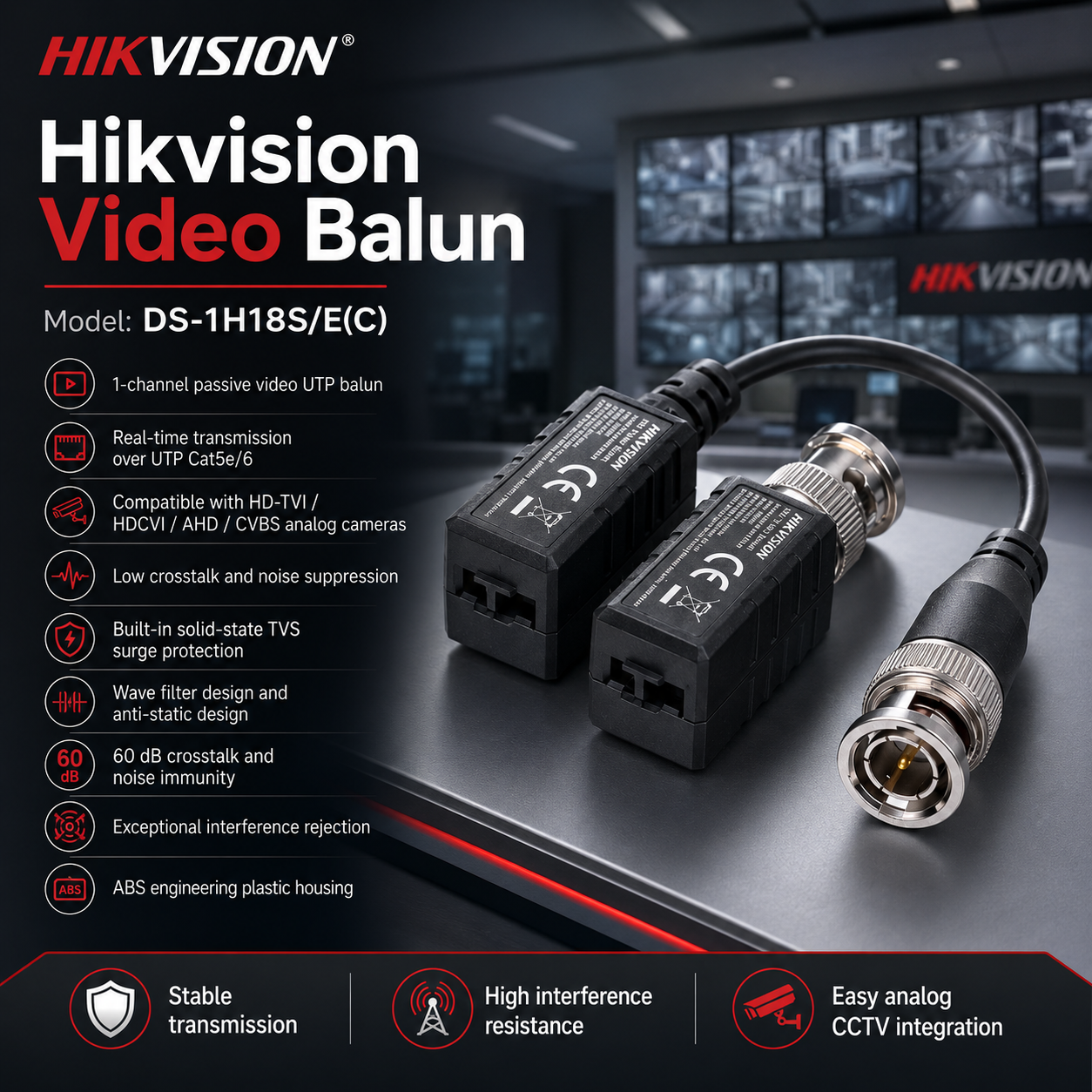 hikvision-video-balun