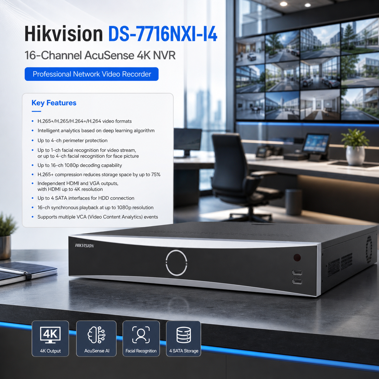 hikvision-16chn-acusense-4k-nvr