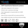 HiLook 2MP Fixed Dome Network Camera