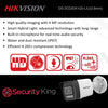 Hikvision 4MP 8 Channel AcuSense Audio IP Kit - Smart Hybrid