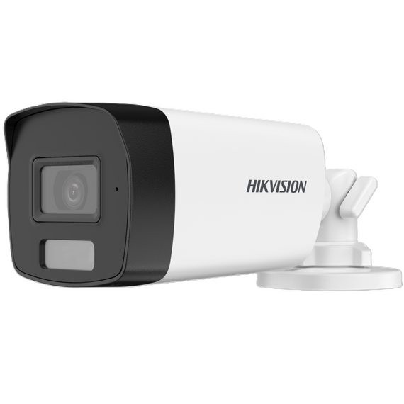 Hikvision 3K/5MP Smart Hybrid Light Audio Fixed Bullet Camera - 40m