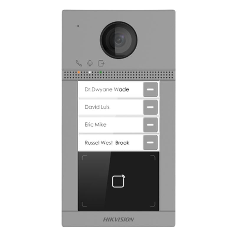hikvision-4-button-metal-villa-door-station