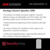 Hikvision Analog Column Speaker 20W