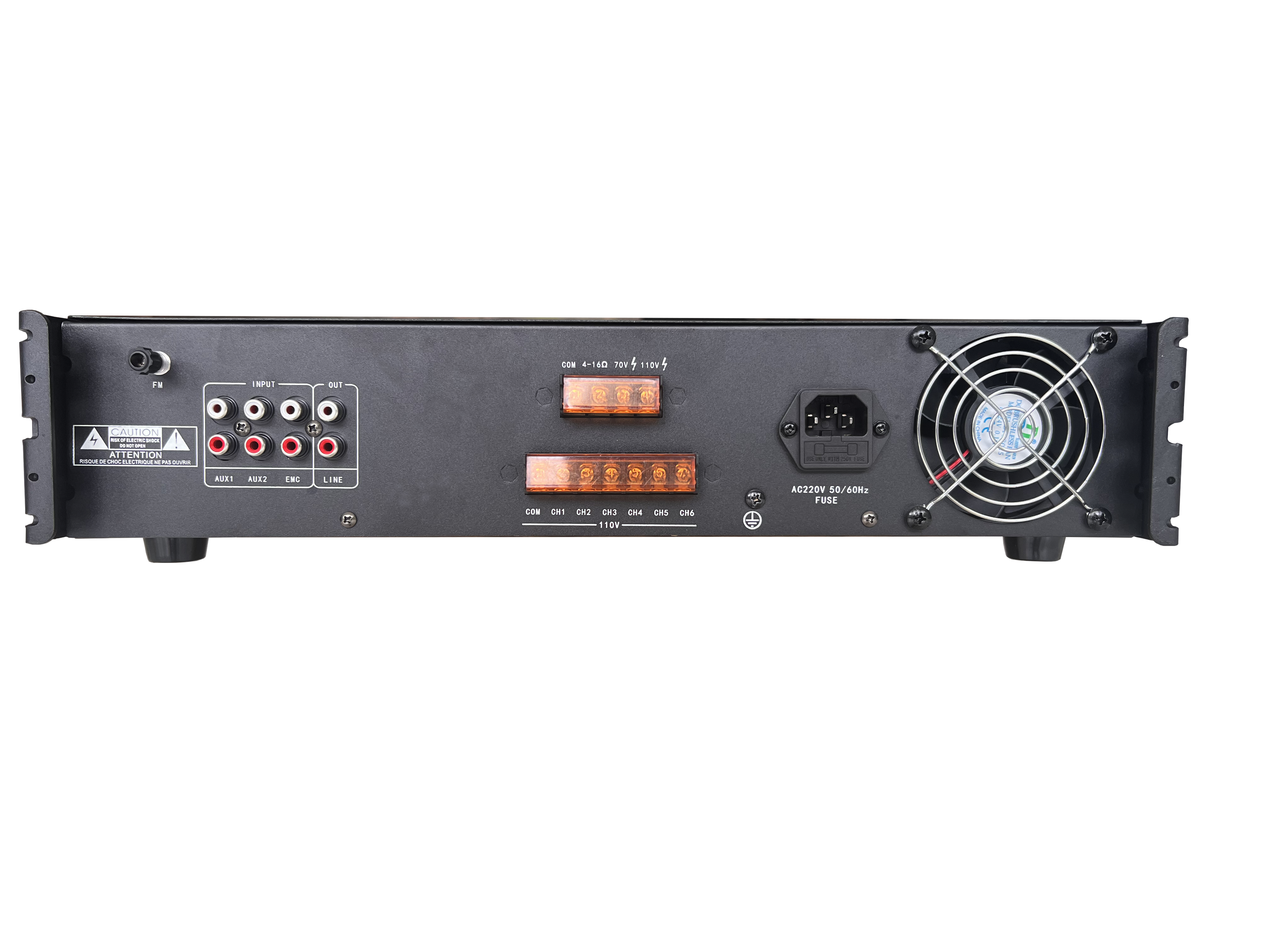 hikvision-120w-6-zone-analog-amplifier