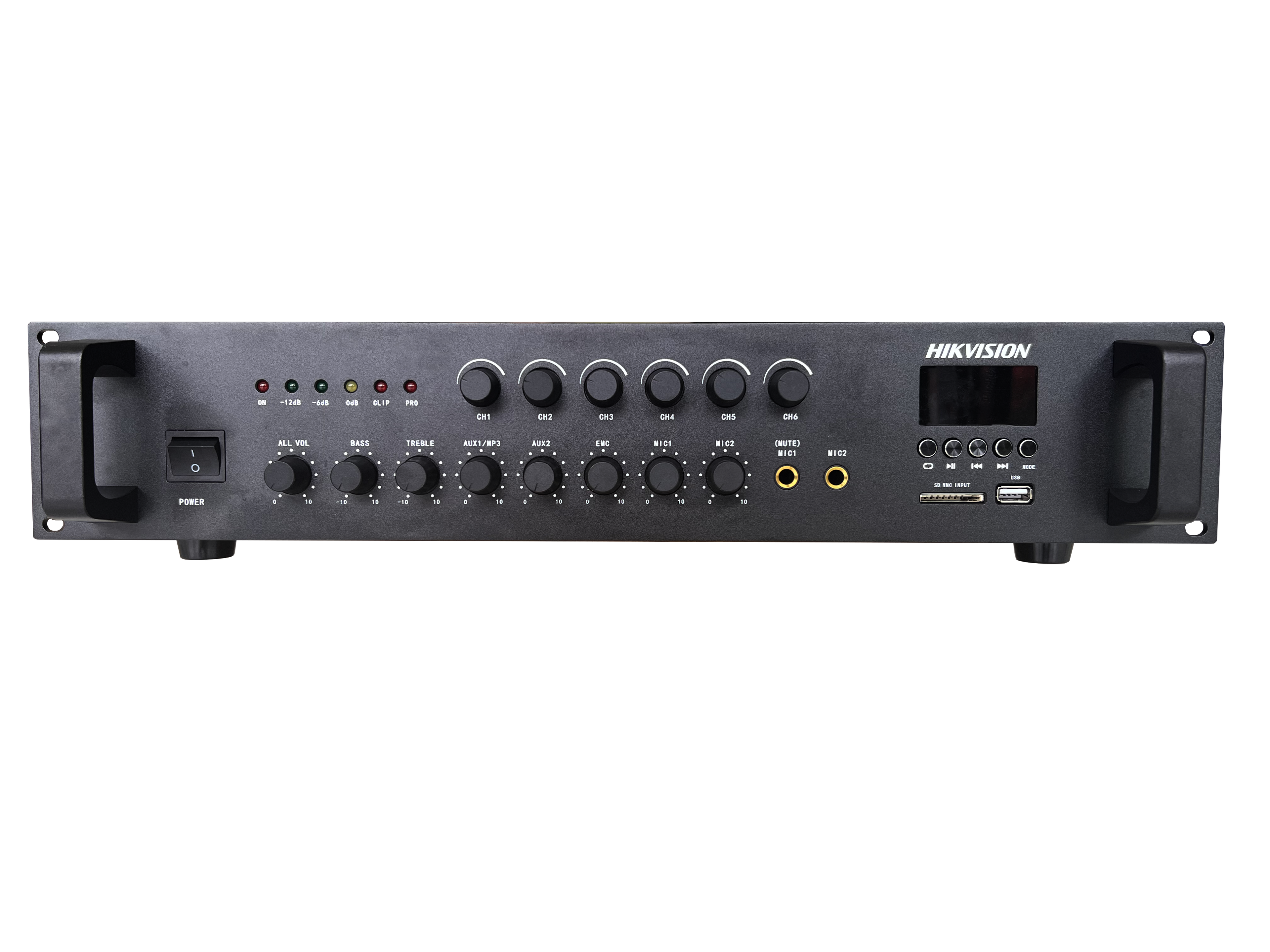 hikvision-240w-6-zone-analog-amplifier