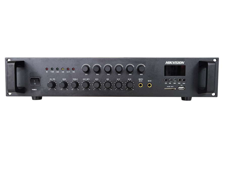 Hikvision 240W 6-Zone Analog Amplifier