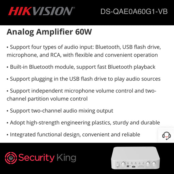 Hikvision Analog Amplifier 60W