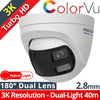 Hikvision 3K ColorVu Dual-Lens 180 Fixed Turret Camera