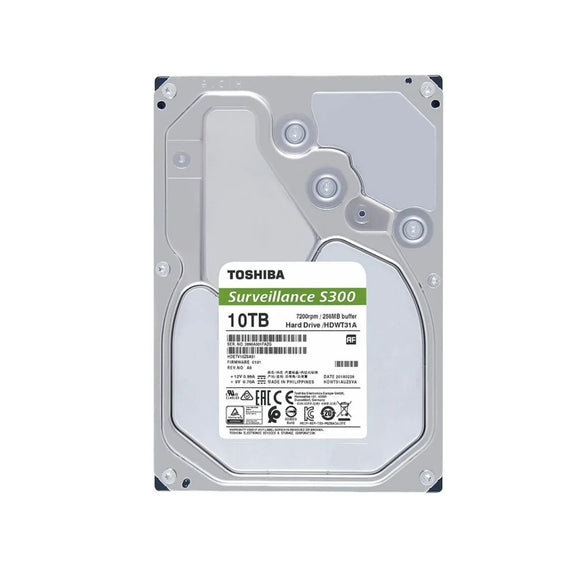 Toshiba 10TB S300 Pro Surveillance Hard Drive
