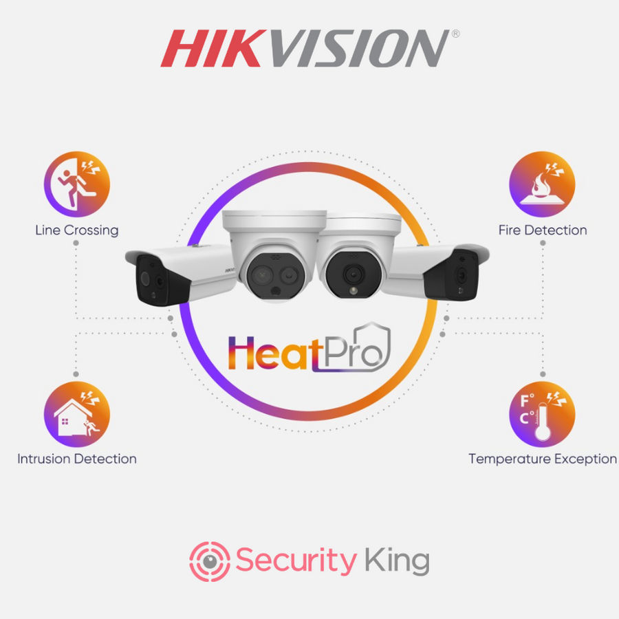 Heatproof Camera Hikvision Thermal & Optical Bi-spectrum Network Bullet Camera ...
