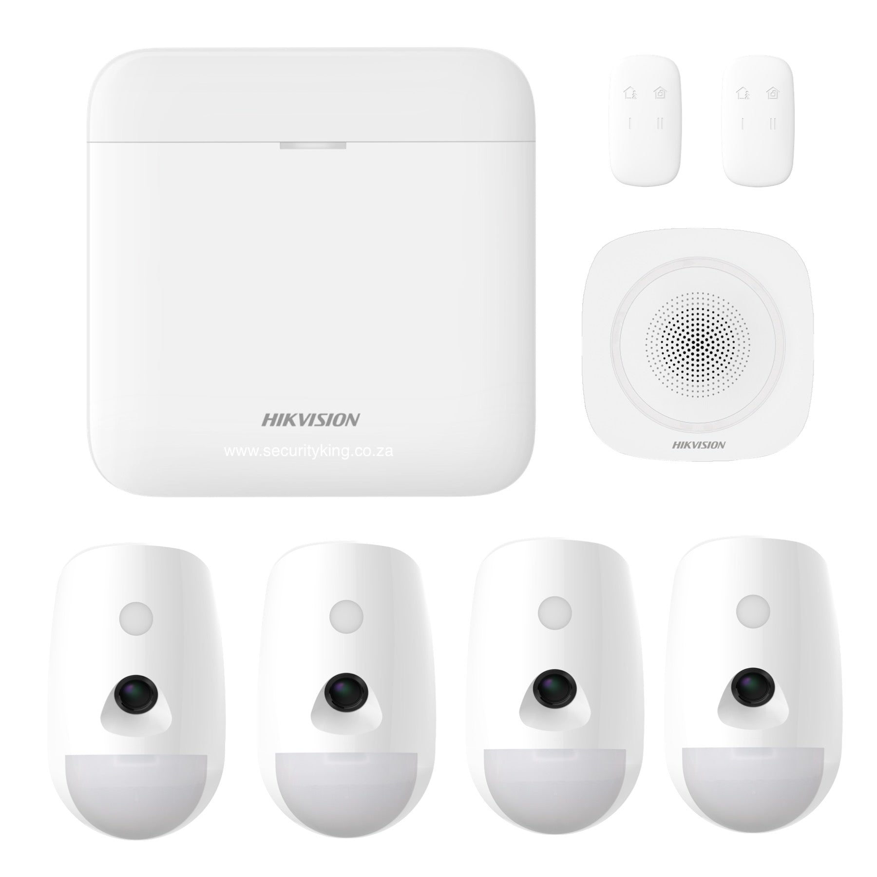 Hikvision AX PRO 64 Zone Indoor Alarm Starter Kit – Four Camera