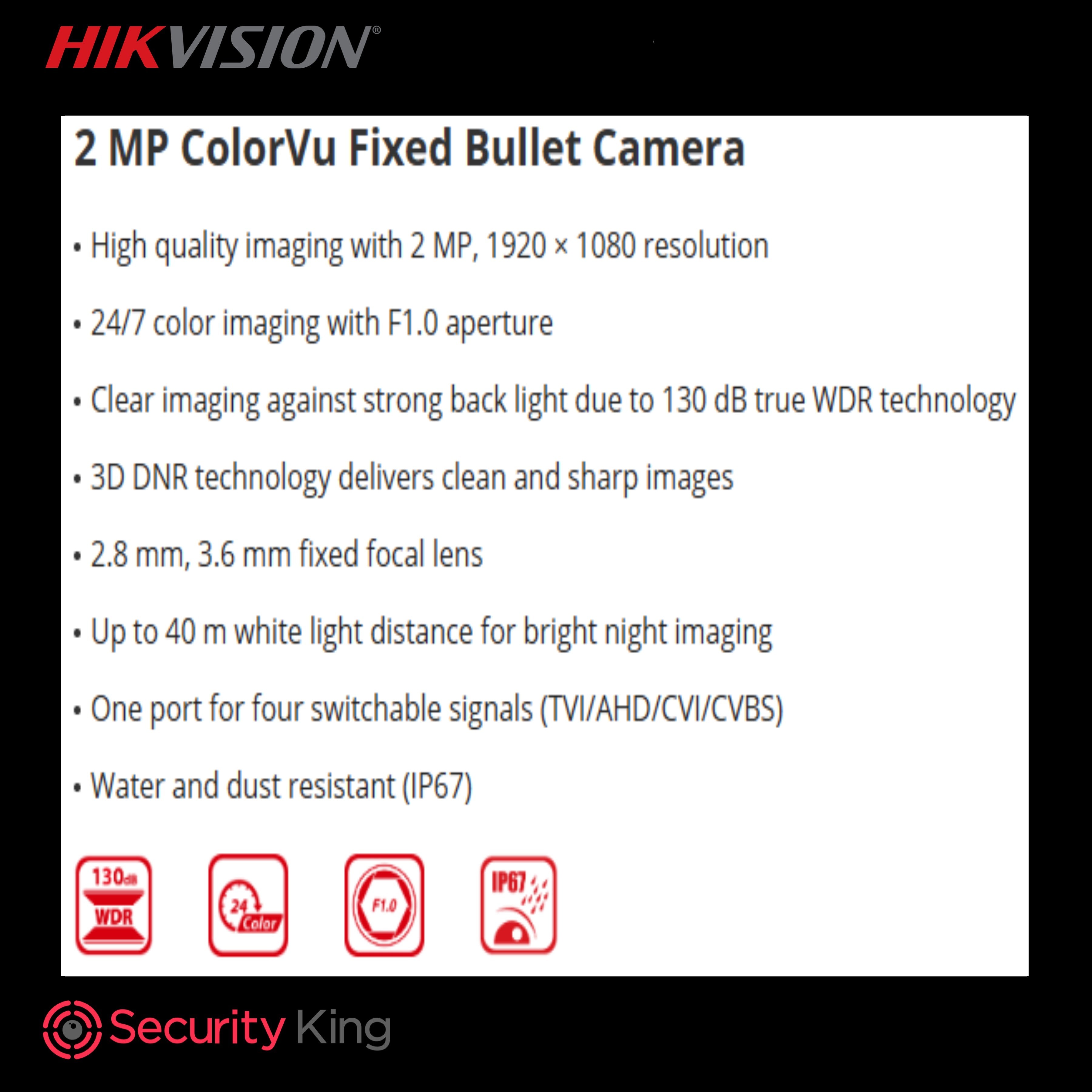 hikvision-2mp-colorvu-bullet-camera-gold-series-40m