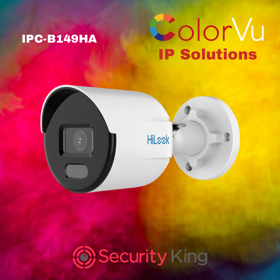 HiLook 4MP ColorVu Fixed Bullet Network Camera - SecurityKing