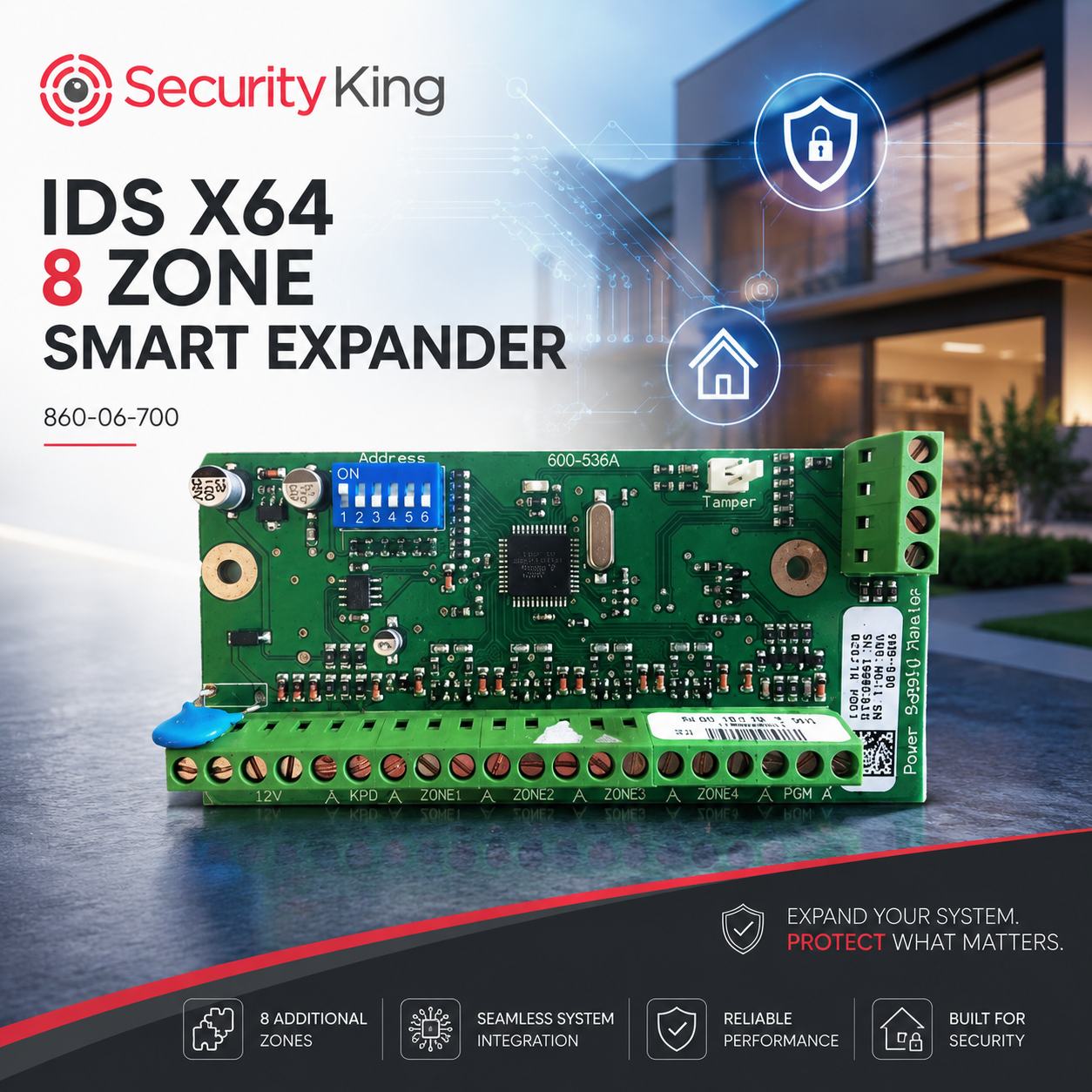 IDS X64 8 Zone Smart Expander – SecurityKing