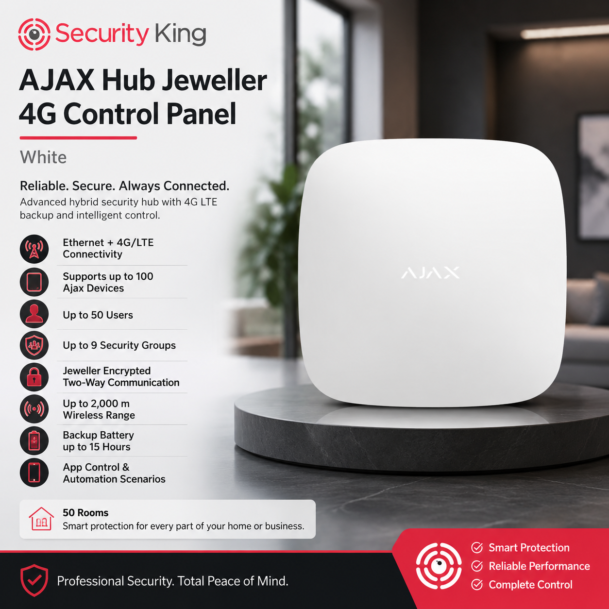 ajax-hub-jeweller-4g-control-panel-white
