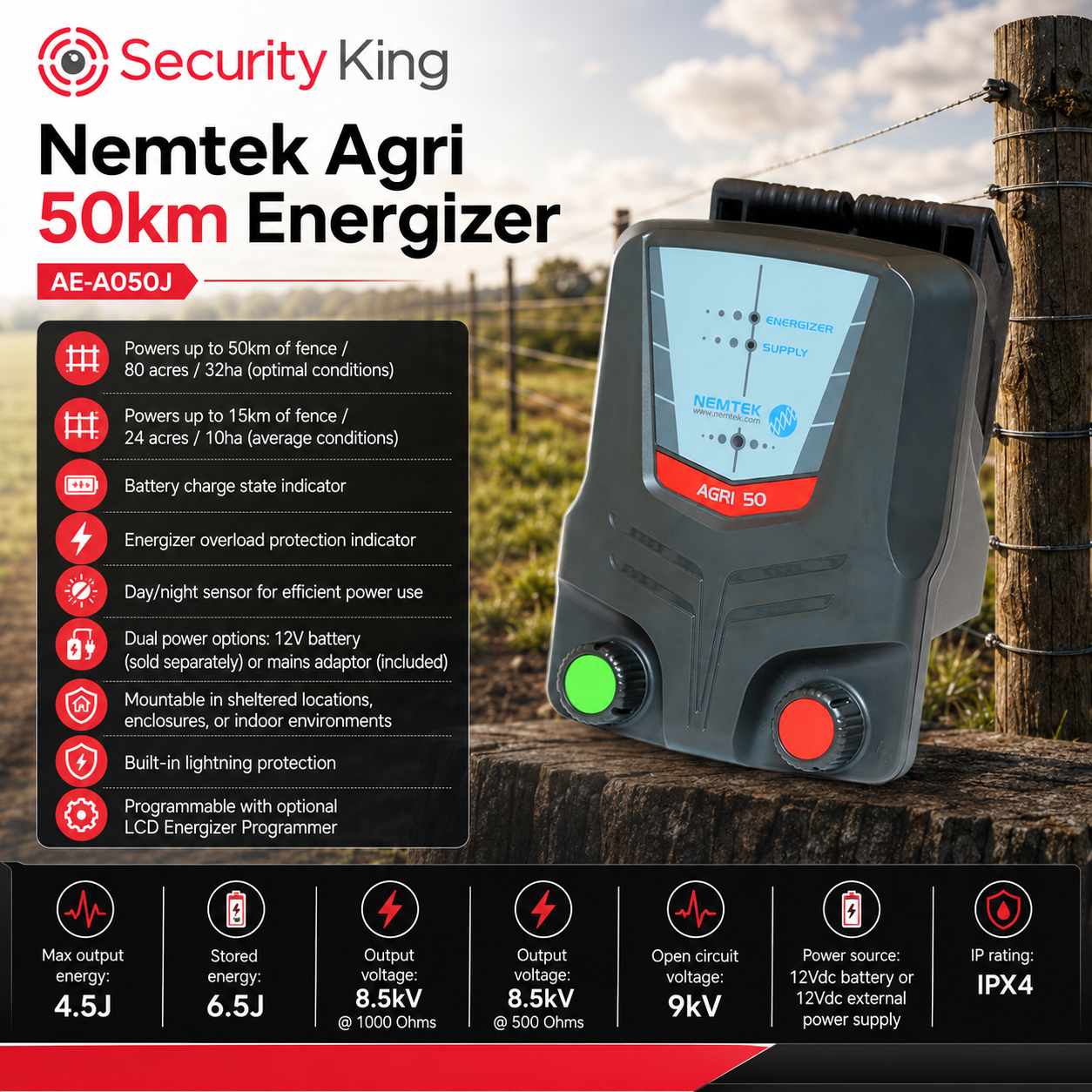 nemtek-agri-50km-energizer-battery-or-mains