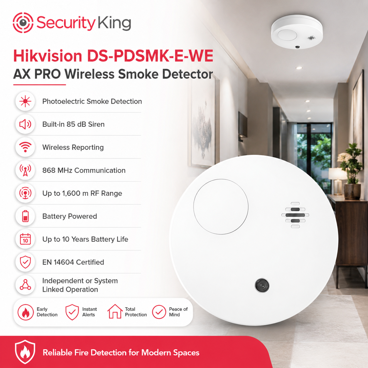 hikvision-ax-pro-wireless-photoelectric-smoke-detector