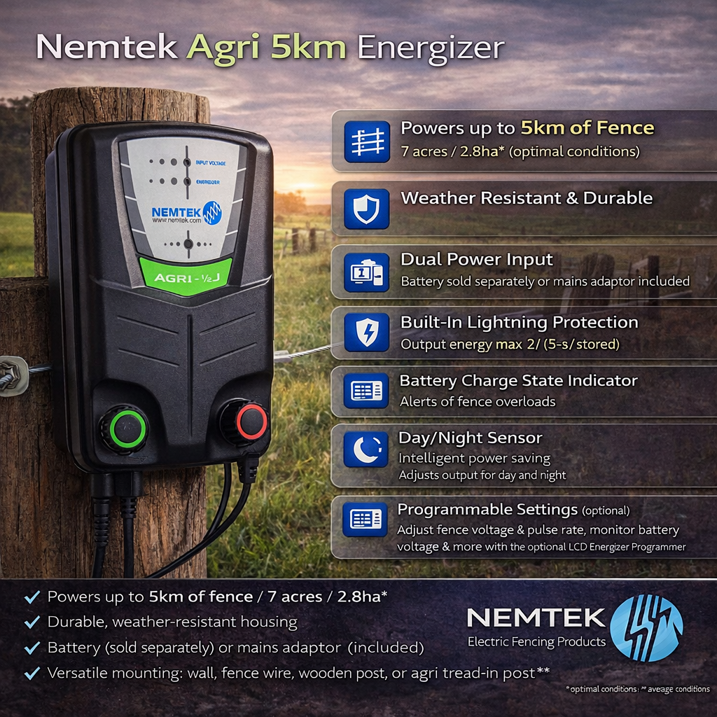 nemtek-agri-5km-energizer-battery-or-mains