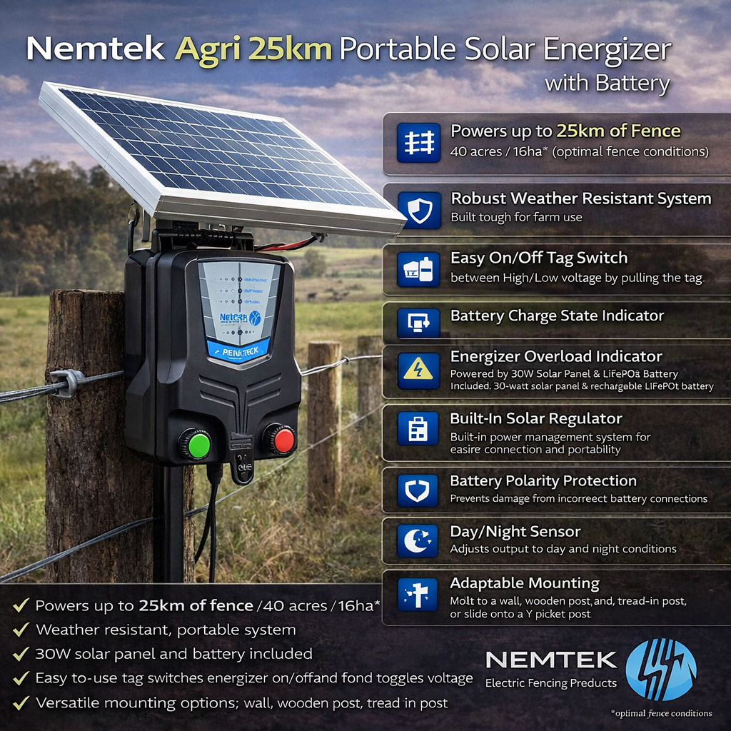 nemtek-agri-25km-portable-solar-energizer-with-battery