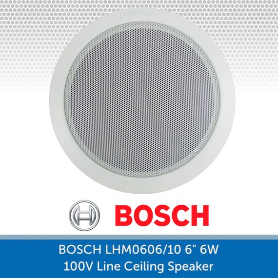 Bosch Ceiling Loudspeaker - 6W Metal with clamps