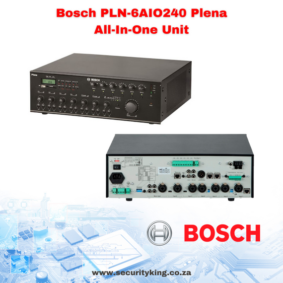 Bosch Plena PLN-6AIO240 All-in-one amplifier, 6-zone, 240W