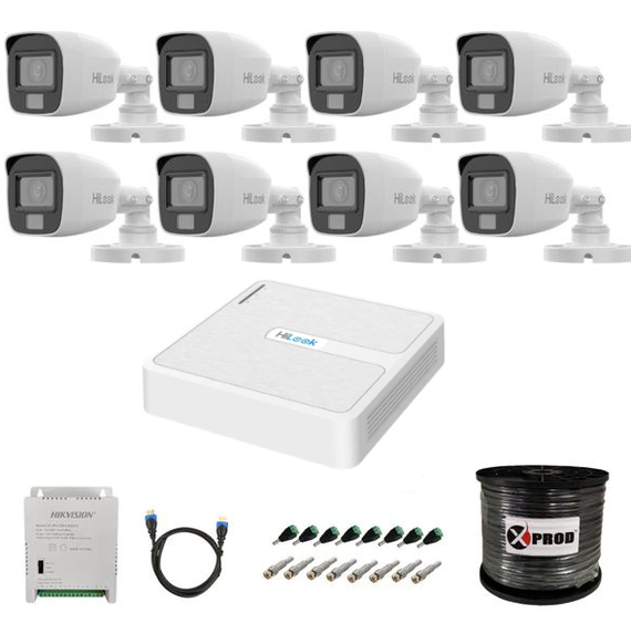 HiLook 8 Channel Smart Hybrid Kit