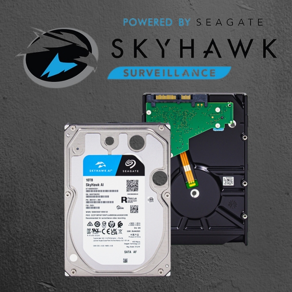 Seagate Skyhawk AI 10TB Surveillance Hard Drive