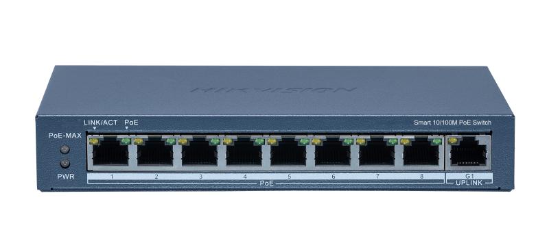 hikvision-8-port-fast-ethernet-smart-poe-switch