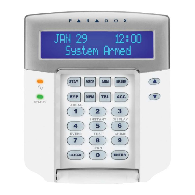 paradox-k641-evo-blue-lcd-keypad