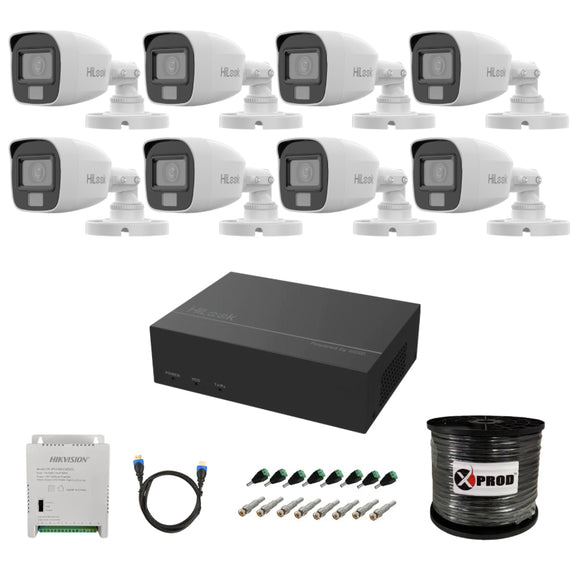 HiLook 8 Channel eDVR Smart Hybrid Kit