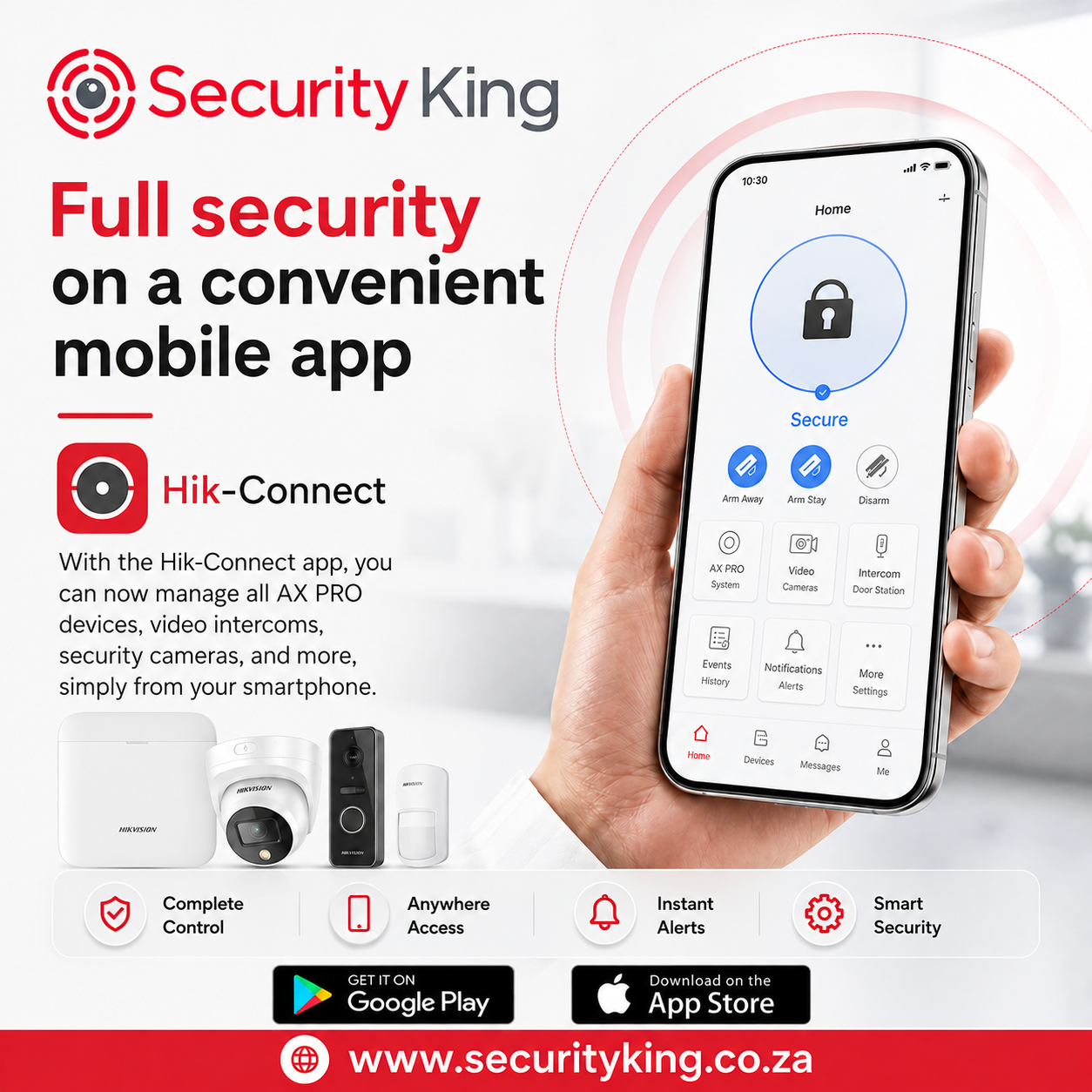 hikvision-ax-pro-64-zone-wireless-control-panel-kit
